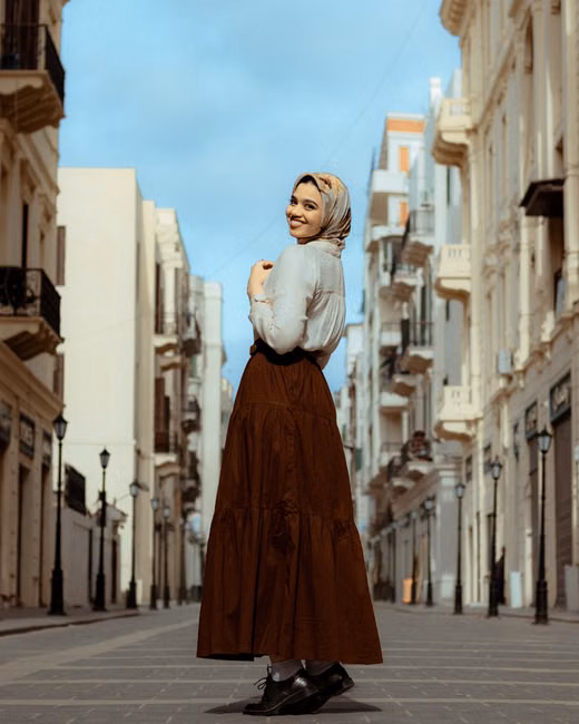 Saia Midi Evasê